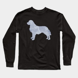 Gray Golden Retriever Dog Art Long Sleeve T-Shirt